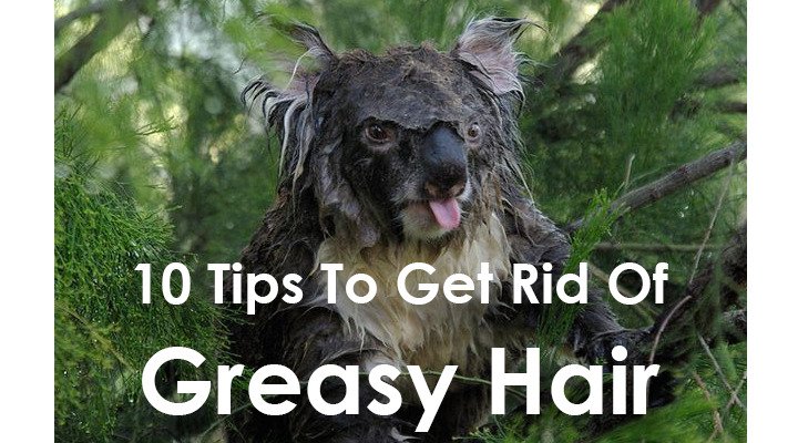how to get rid of greasy hair overnight