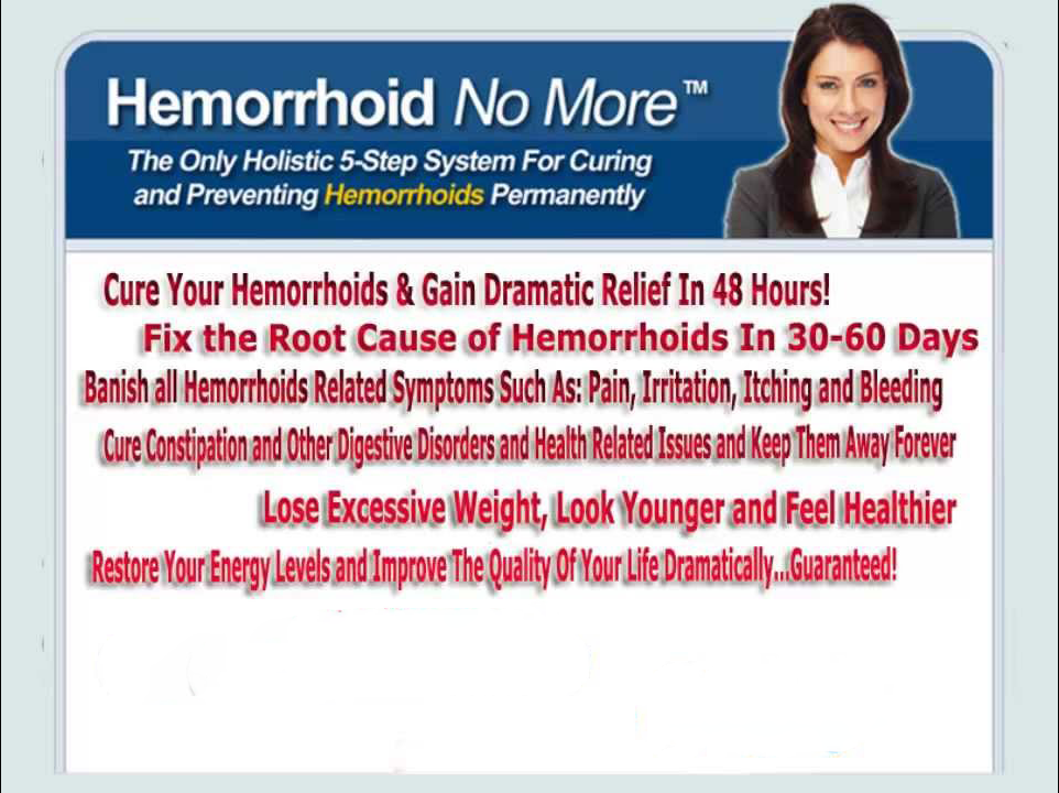 Hemorrhoid No More scam